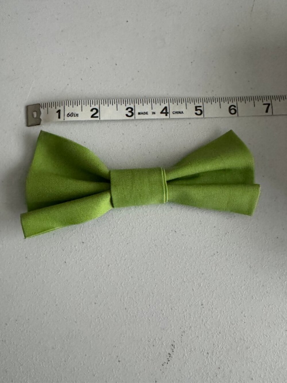 Large Green Dog Bowtie - HANDMADE